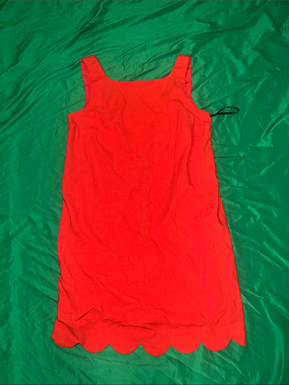kate spade New York x Target Bright Red Scalloped Dress size XS